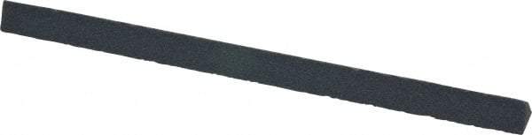 Norton - 4" Long x 1/4" Wide x 1/4" Thick, Silicon Carbide Sharpening Stone - Triangle, Fine Grade - Apex Tool & Supply