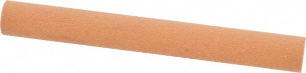 Norton - 4" Long x 1/2" Diam x 1/2" Thick, Aluminum Oxide Sharpening Stone - Round, Fine Grade - Apex Tool & Supply