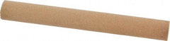 Norton - 4" Long x 1/2" Diam x 1/2" Thick, Aluminum Oxide Sharpening Stone - Round, Medium Grade - Apex Tool & Supply