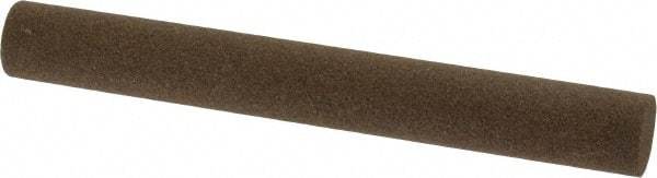 Norton - 4" Long x 1/2" Diam x 1/2" Thick, Aluminum Oxide Sharpening Stone - Round, Coarse Grade - Apex Tool & Supply