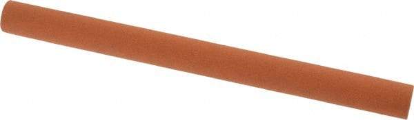 Norton - 6" Long x 1/2" Diam x 1/2" Thick, Aluminum Oxide Sharpening Stone - Round, Fine Grade - Apex Tool & Supply