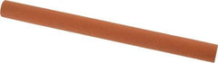 Norton - 6" Long x 1/2" Diam x 1/2" Thick, Aluminum Oxide Sharpening Stone - Round, Fine Grade - Apex Tool & Supply