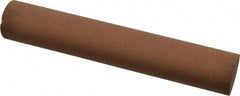 Norton - 6" Long x 1" Diam x 1" Thick, Aluminum Oxide Sharpening Stone - Round, Medium Grade - Apex Tool & Supply
