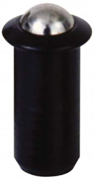TE-CO - Press-Fit Ball Plungers Body Diameter (Decimal Inch): 0.5000 Body Length (Decimal Inch): 1.2180 - Apex Tool & Supply