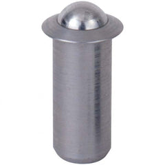 TE-CO - Press-Fit Ball Plungers Body Diameter (Decimal Inch): 0.2500 Body Length (Decimal Inch): 0.5240 - Apex Tool & Supply
