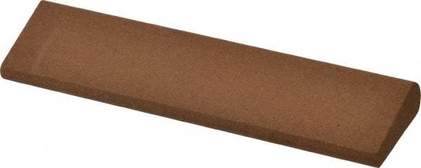 Norton - 4" Long x 1" Diam x 7/16" Thick, Aluminum Oxide Sharpening Stone - Round, Medium Grade - Apex Tool & Supply