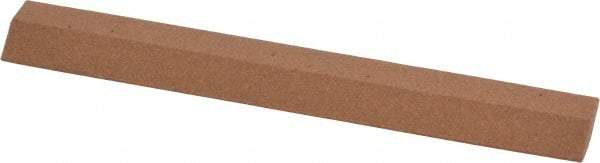 Norton - 4" Long x 9/16" Wide x 3/16" Thick, Aluminum Oxide Sharpening Stone - Diamond, Medium Grade - Apex Tool & Supply