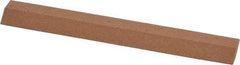 Norton - 4" Long x 9/16" Wide x 3/16" Thick, Aluminum Oxide Sharpening Stone - Diamond, Medium Grade - Apex Tool & Supply