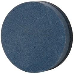 Norton - 4" Long x 1" Diam x 1" Thick, Silicon Carbide Sharpening Stone - Round, Coarse, Fine Grade - Apex Tool & Supply