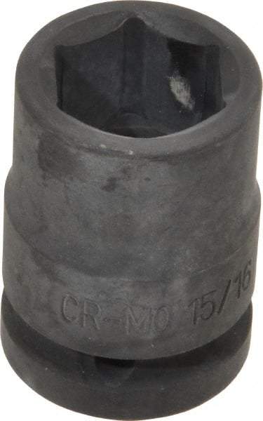 Blackhawk by Proto - 3/4" Drive 15/16" Standard Impact Socket - 6 Points, 2" OAL - Apex Tool & Supply