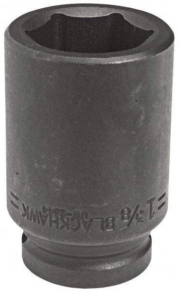 Blackhawk by Proto - 3/4" Drive 1-1/8" Deep Impact Socket - 6 Points, 3-1/4" OAL - Apex Tool & Supply
