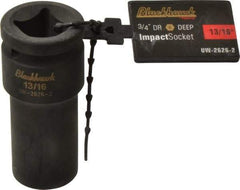 Blackhawk by Proto - 3/4" Drive 13/16" Deep Impact Socket - 6 Points, 3-1/4" OAL - Apex Tool & Supply