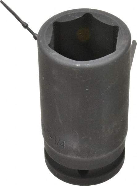 Blackhawk by Proto - 3/4" Drive 1-1/4" Deep Impact Socket - 6 Points, 3-1/4" OAL - Apex Tool & Supply