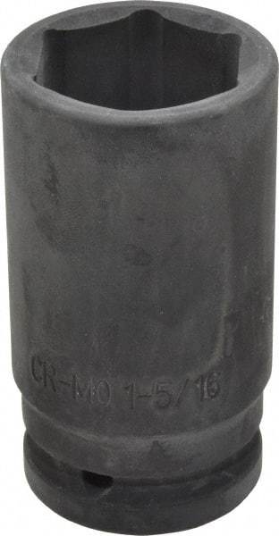 Blackhawk by Proto - 3/4" Drive 1-5/16" Deep Impact Socket - 6 Points, 3-1/4" OAL - Apex Tool & Supply
