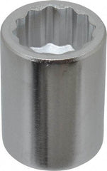 Blackhawk by Proto - 1", 3/4" Drive, Standard Hand Socket - 12 Points, 2" OAL, Chrome Finish - Apex Tool & Supply