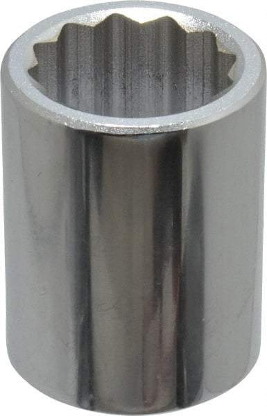 Blackhawk by Proto - 1-1/8", 3/4" Drive, Standard Hand Socket - 12 Points, 2-13/64" OAL - Apex Tool & Supply