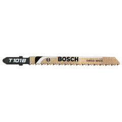 Bosch - 4-1/4" Long, 8 to 12 Teeth per Inch, High Carbon Steel Jig Saw Blade - Apex Tool & Supply