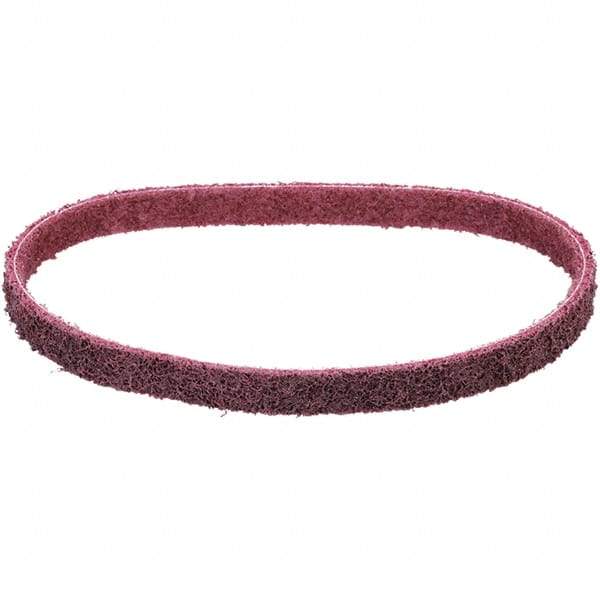 Dynabrade - 1/2" Wide x 12" OAL, Aluminum Oxide Abrasive Belt - Aluminum Oxide, Medium, Nonwoven, Series SC-BS - Apex Tool & Supply