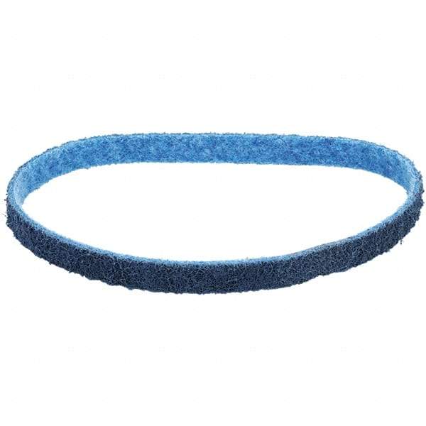 Dynabrade - 3/4" Wide x 18" OAL, Aluminum Oxide Abrasive Belt - Aluminum Oxide, Very Fine, Nonwoven, Series SC-BS - Apex Tool & Supply