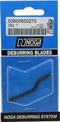 Noga - 1/8" Max Head Diam Countersink Blade - High Speed Steel, Right Handed Blade, Compatible with NogaGrip-1 Handle, RotoDrive Holder, for Hole Inner Surface & Outer Edge - Apex Tool & Supply