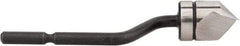 Noga - 3/8" Max Head Diam Countersink Blade - High Speed Steel, Right Handed Blade, Compatible with NogaGrip-1 Handle & RotoDrive Holder, for Hole Inner Surface & Outer Edge - Apex Tool & Supply