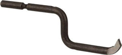 Noga - 3/8" Max Head Diam Deburring Blade - High Speed Steel, Right Handed Blade, Compatible with NogaGrip-1 Handle, for Hole Inner Surface - Apex Tool & Supply