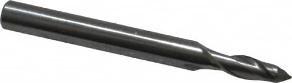 Magafor - 4mm Body Diam, 90°, 2" OAL, Solid Carbide Spotting Drill - Apex Tool & Supply