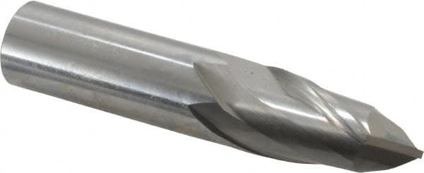 Magafor - 5/8" Body Diam, 90°, 3-1/8" OAL, Solid Carbide Spotting Drill - Apex Tool & Supply