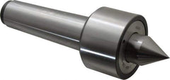 Riten - MT5 Taper Shank, 3-1/16" Head Diam 9,000 Lb Capacity Live Center - 5,000 Max RPM, 2-3/32" Head Length, 1-3/8" Point Diam, 1-13/16" Point Len, 2,800 Lb Max Workpc, 10-7/8" OAL, 2" Long Tip, Standard Point - Apex Tool & Supply