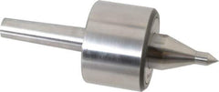 Riten - MT2 Taper Shank, 2-3/8" Head Diam 4,480 Lb Capacity Live Center - 4,000 Max RPM, 1-3/4" Head Length, 3/8" Point Diam, 1-7/8" Point Len, 310 Lb Max Workpc, 6-7/16" OAL, 5/8" Long Tip, Long Point - Apex Tool & Supply