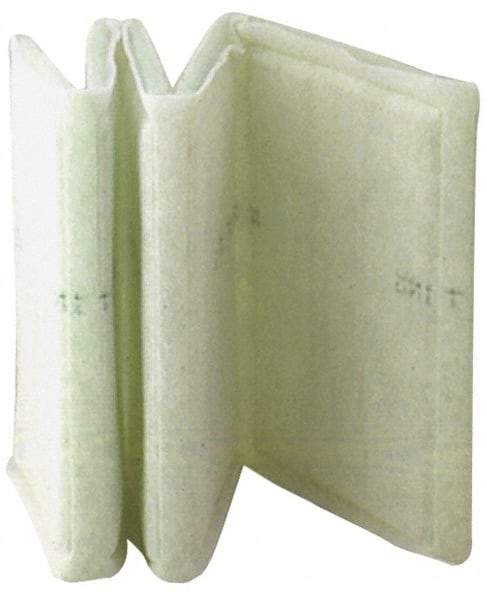 PrecisionAire - 12" Noml Height x 24" Noml Width x 1-3/4" Noml Depth, <20% Capture Efficiency, Panel Air Filter - MERV 5, Polyester, Integrated Galvanized Wire Frame - Apex Tool & Supply