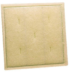 PrecisionAire - 20" Noml Height x 20" Noml Width x 1" Noml Depth, <20% Capture Efficiency, Panel Air Filter - MERV 5, Polyester, Integrated Galvanized Wire Frame - Apex Tool & Supply