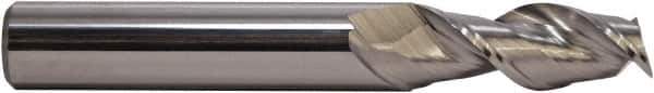 M.A. Ford - 3/8", 2 Flute, Solid Carbide, 0.06" Corner Radius End Mill - 3-1/4" OAL, 1-1/2" LOC - Apex Tool & Supply