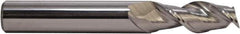 M.A. Ford - 3/8", 2 Flute, Solid Carbide, 0.06" Corner Radius End Mill - 3-1/4" OAL, 1-1/2" LOC - Apex Tool & Supply