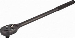 Proto - 1/2" Drive Pear Head Standard Ratchet - Black Oxide Finish, 16" OAL, 24 Gear Teeth, Standard Head - Apex Tool & Supply