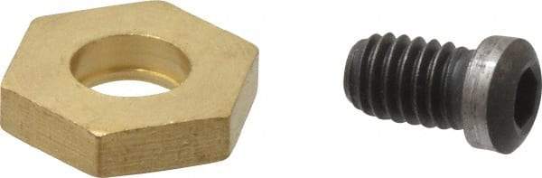 Gibraltar - 13/16" Hex, 5/16-18 Stud Thread, Symmetrical Hex Clamp - 0.11" Hex Height, 15" Thread Length, 10 Clamps - Apex Tool & Supply