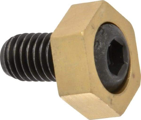 Gibraltar - 1" Hex, 1/2-13 Stud Thread, Symmetrical Hex Clamp - 0.11" Hex Height, 29/32" Thread Length, 10 Clamps - Apex Tool & Supply