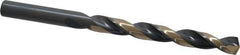 Triumph Twist Drill - 11/32" 135° High Speed Steel Jobber Drill - Oxide/Gold Finish, Right Hand Cut, Spiral Flute, Straight Shank, 4-3/4" OAL, Split Point - Apex Tool & Supply