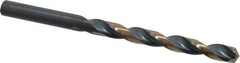 Triumph Twist Drill - 0.272" 135° High Speed Steel Jobber Drill - Oxide/Gold Finish, Right Hand Cut, Spiral Flute, Straight Shank, 4-1/8" OAL, Split Point - Apex Tool & Supply