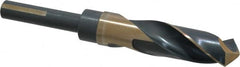 Triumph Twist Drill - 57/64" Drill, 118° Point, High Speed Steel Silver Deming & Reduced Shank Drill Bit - Apex Tool & Supply