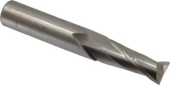 OSG - 25/64", 1" LOC, 7/16" Shank Diam, 2-3/4" OAL, 2 Flute, Solid Carbide Square End Mill - Single End, Uncoated, Spiral Flute, 30° Helix, Centercutting, Right Hand Cut, Right Hand Flute, Series 402 - Apex Tool & Supply