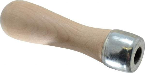 Lutz - 5" Long x 1-3/8" Diam File Handle - For Use with 12" Files - Apex Tool & Supply