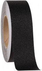 NMC - Black Solid Color Anti-Slip Vinyl Tape - 12" Wide x 60' Long x 0.02" Thick, General Traffic - Apex Tool & Supply