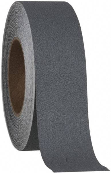 NMC - Gray Solid Color Anti-Slip Vinyl Cleat - 6" Wide x 2' Long x 0.02" Thick, General Traffic - Apex Tool & Supply