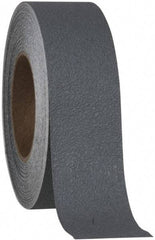 NMC - Gray Solid Color Anti-Slip Vinyl Cleat - 6" Wide x 2' Long x 0.02" Thick, General Traffic - Apex Tool & Supply