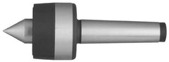 Value Collection - MT4 Taper Shank Shank, 52mm Head Diam, Live Center - 3,000 Max RPM, 33mm Point Diam, 3.21" Point Len, 1,323 Lb Max Workpc, Standard Point - Apex Tool & Supply