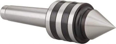 Value Collection - MT3 Taper Shank, 1.7717" Head Diam Live Center - 4,000 Max RPM, 1.2598" Point Diam, 2.95" Point Len, 705.48 Lb Max Workpc, 6.4567" OAL, 1.12" Long Tip, Standard Point - Apex Tool & Supply