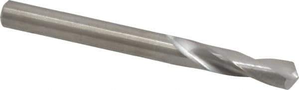 M.A. Ford - 0.234" 118° Spiral Flute Solid Carbide Screw Machine Drill Bit - Bright Finish, Right Hand Cut, 1" Flute Length, 2-1/2" OAL, Faceted Point, Straight Shank - Apex Tool & Supply