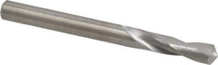 M.A. Ford - 0.234" 118° Spiral Flute Solid Carbide Screw Machine Drill Bit - Bright Finish, Right Hand Cut, 1" Flute Length, 2-1/2" OAL, Faceted Point, Straight Shank - Apex Tool & Supply