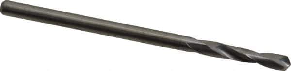 M.A. Ford - 2.49936mm 118° Spiral Flute Solid Carbide Screw Machine Drill Bit - Bright Finish, Right Hand Cut, 14mm Flute Length, 43mm OAL, Faceted Point, Straight Shank - Apex Tool & Supply